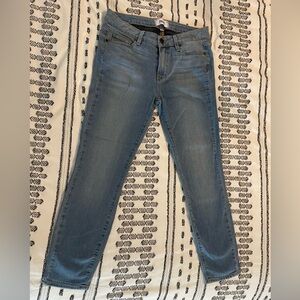 PAIGE Verdugo Crop Skinny Jeans with Distressed Look